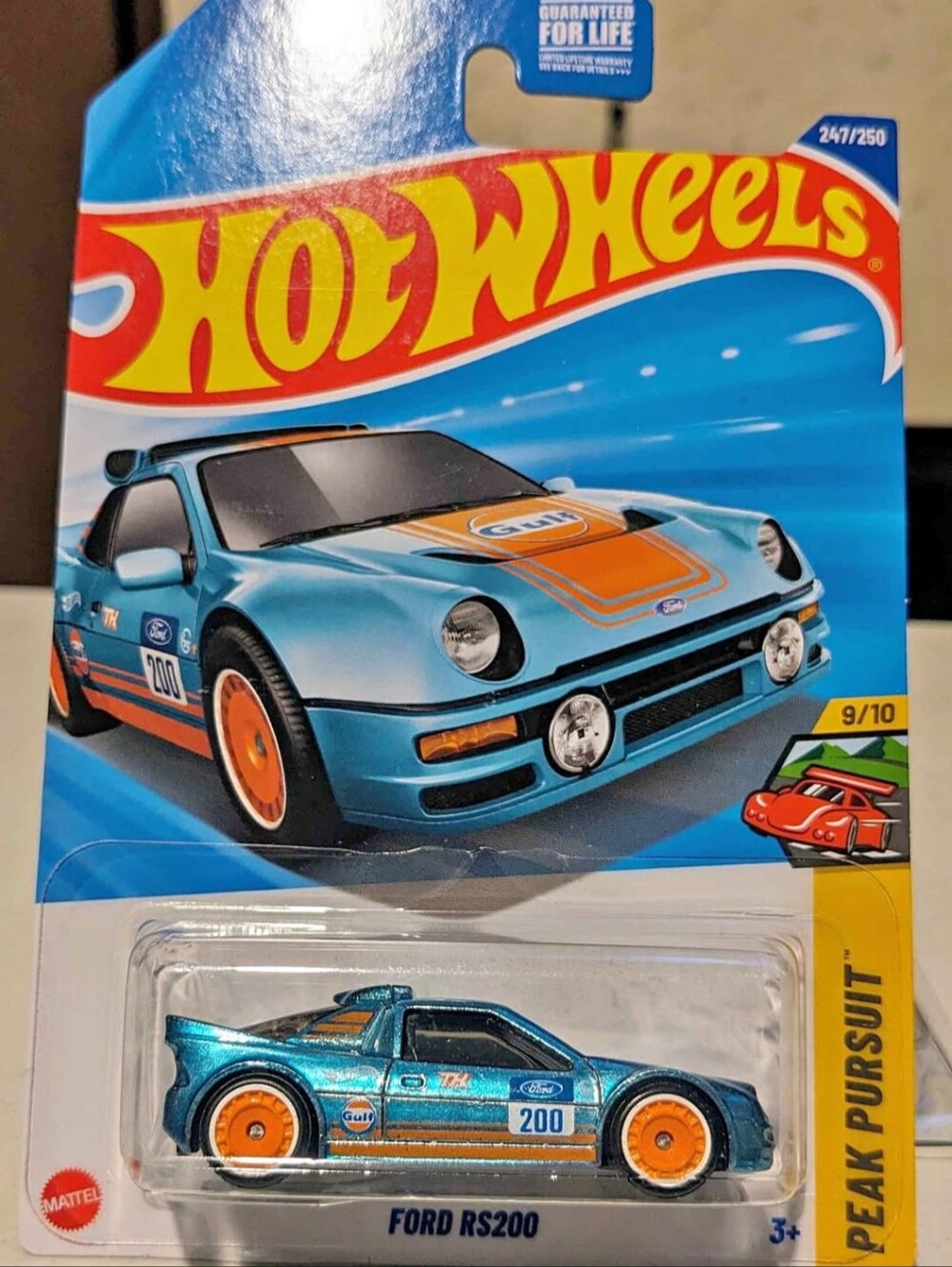 HOTWHEELS FORD RS200 SUPER TREASURE HUNT
